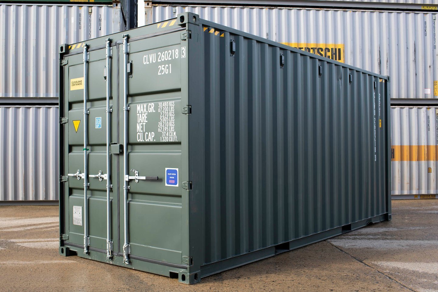 20 Fuß High Cube Seecontainer